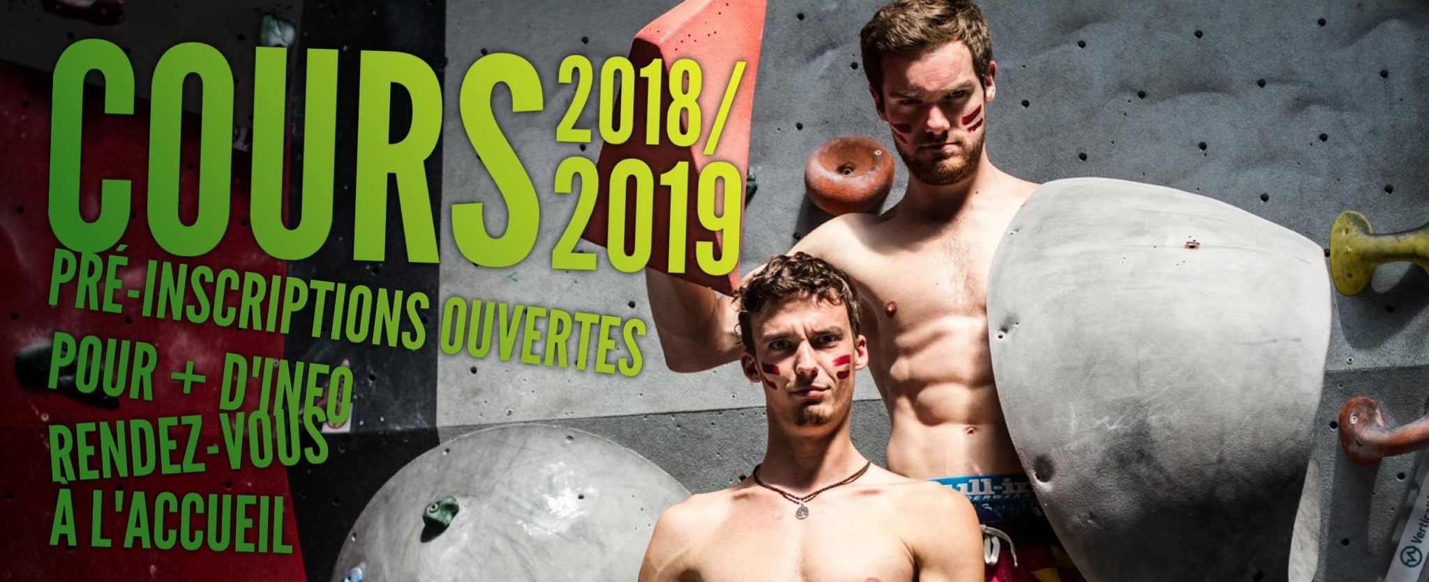 cours d'escalade / vertical'art / inscription / 2018 / 2019 / progression / paris / escalade avec nos ouvreurs /