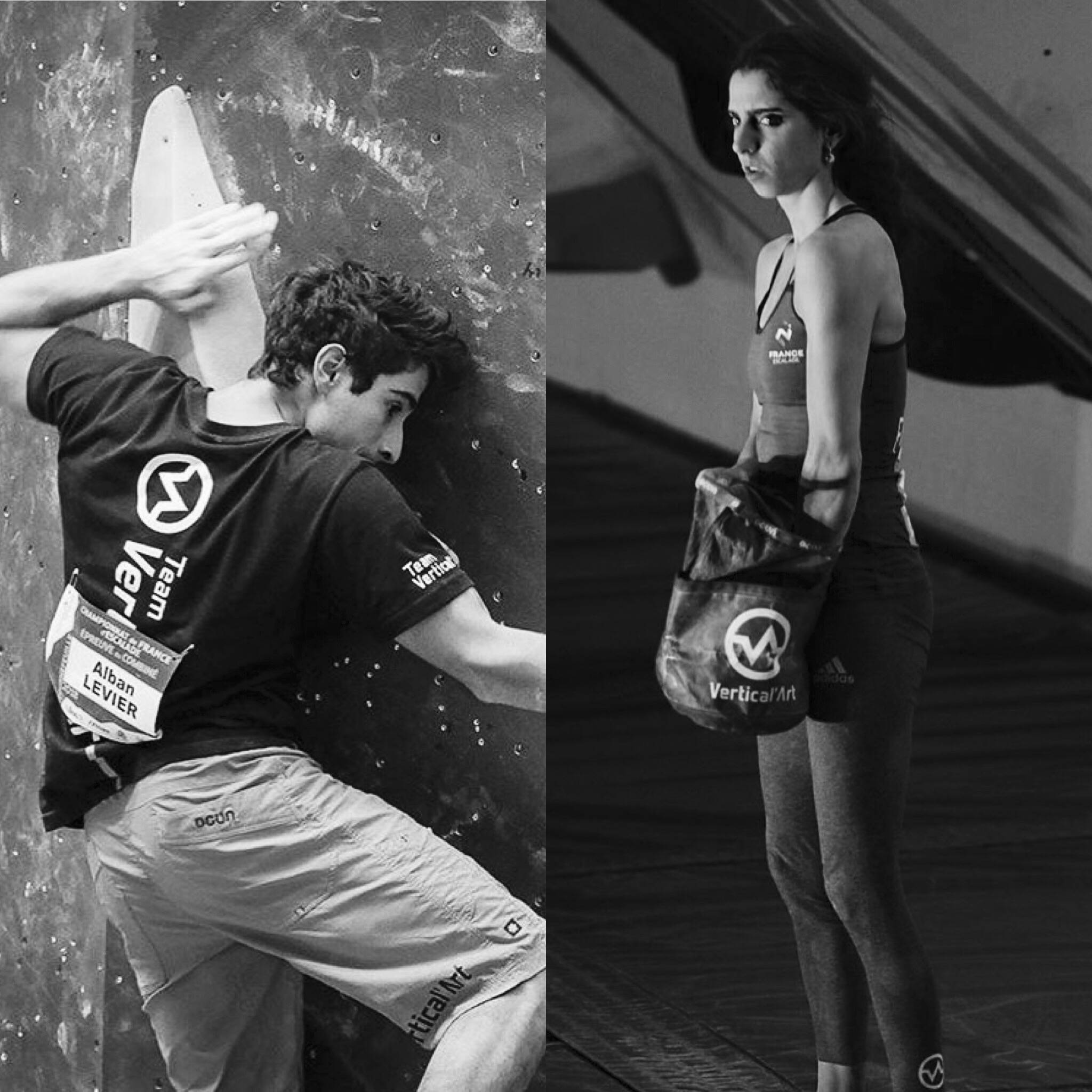 Team Vertical'art / Alban Levier et fanny Gilbert / athlète / best / france