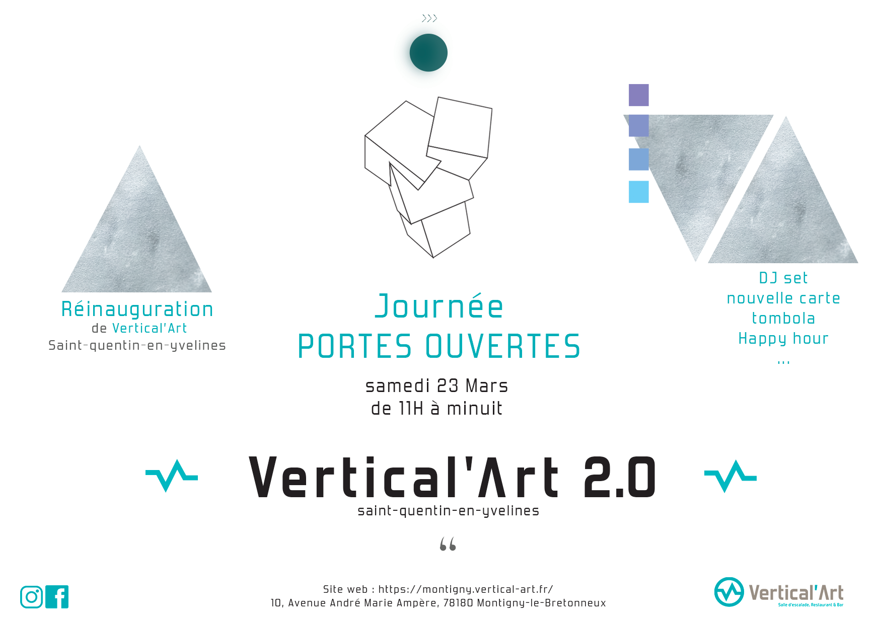 Vertical'Art 2.0 / Journée portes ouvertes / saint quentin en yvelines / DJ set, tombola, réinauguration