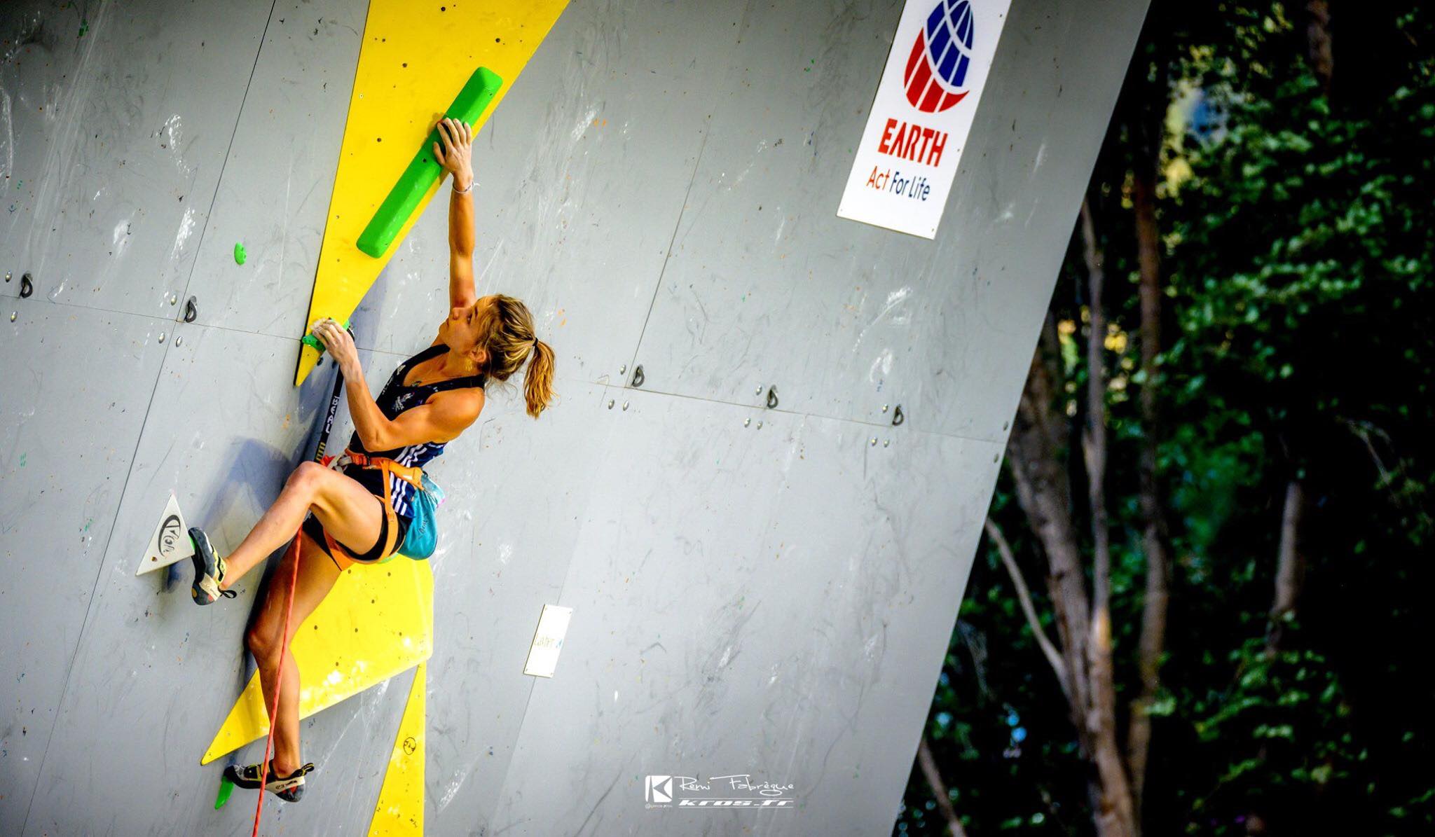 Nolwenn ARC- escalade de difficulté - vertical'art- championnat d'europe d'escalade de difficulté et de vitesse 2019 de VORONEZH (russie) - earth