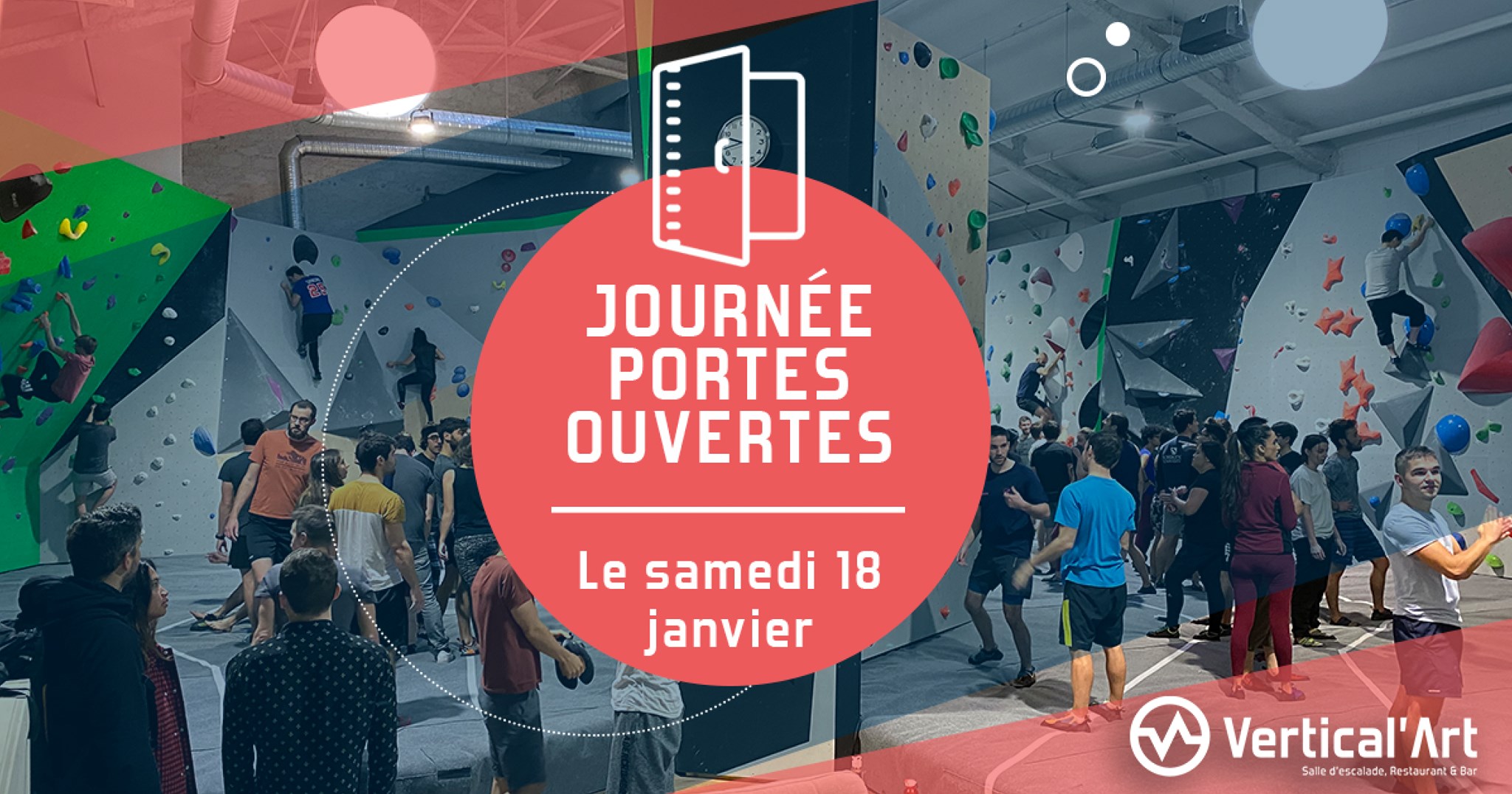 Journée porte ouverte Paris Pigalle - Nouvelle Année nouvelle Activitée- Vertical'art salle d'escalade de bloc à paris -