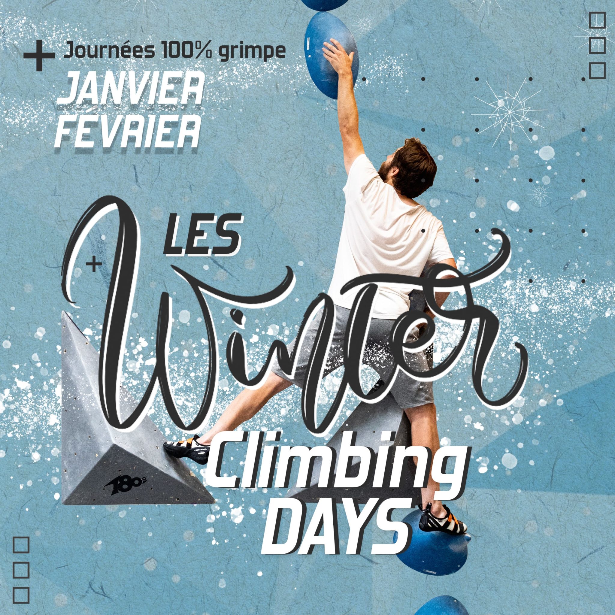 Winter Climbing Days à Vertical'Art France, journée 100% grimpe, entrée 5€