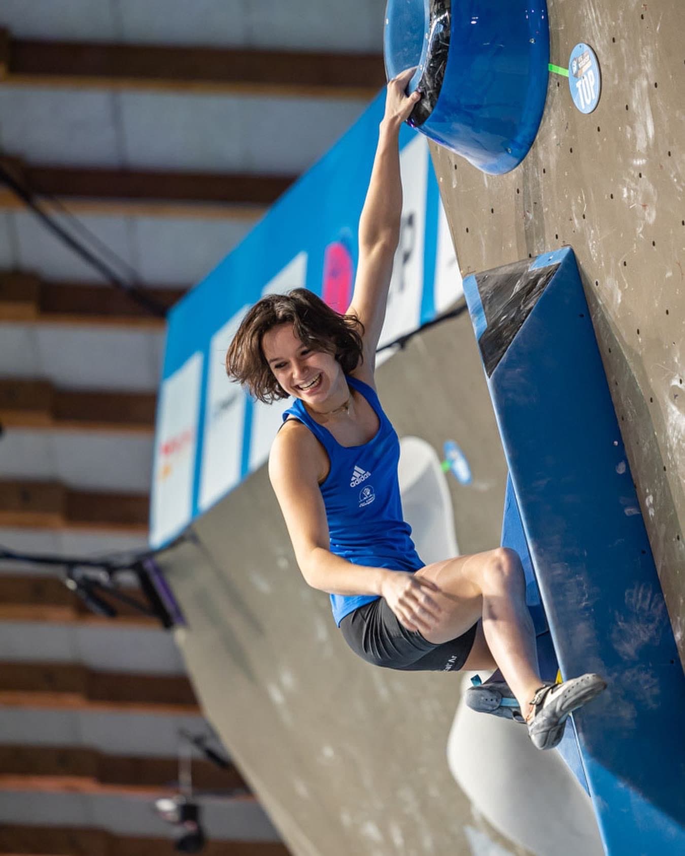 Oriane Bertone fonce en finale à Meiringen © Jan Virt