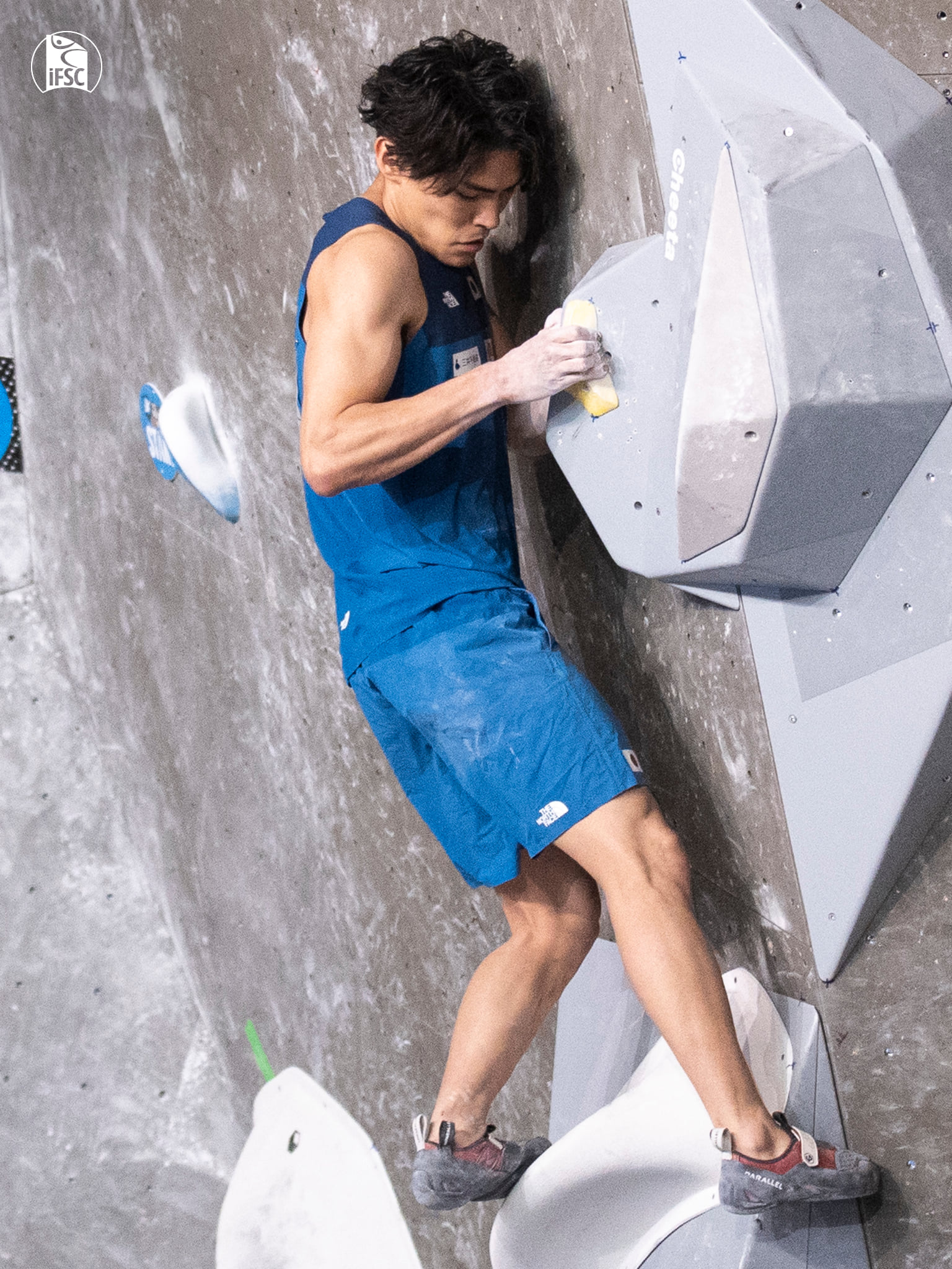 Tomoa Narasaki, médaillé d'or à Meiringen © Dimitris Tosidis, IFSC