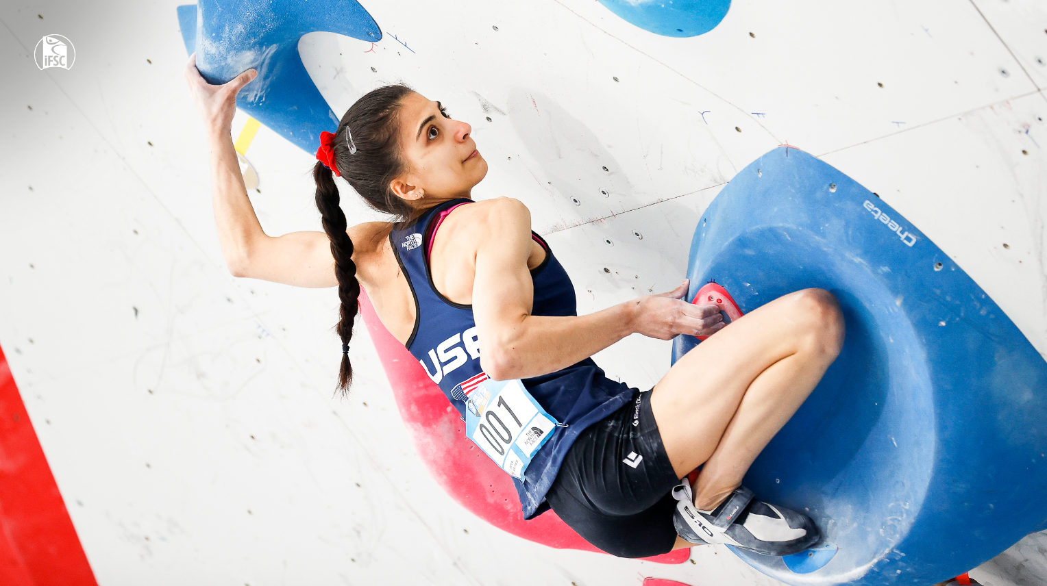 Natalia Grossman reine de Séoul, coupe du monde d'escalade, corée du sud