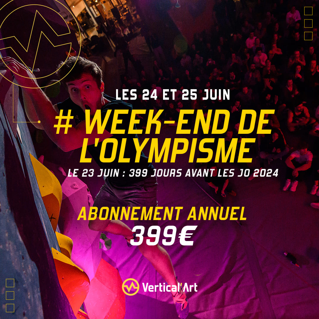 Week-end de l'olympisme les 24 et 25 juin à Vertical'Art