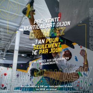Offre d'inauguration à Vertical'Art Dijon