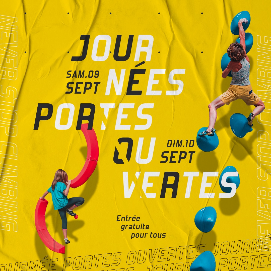 Journées Portes Ouvertes à Vertical'Art samedi 9 et dimanche 10 septembre